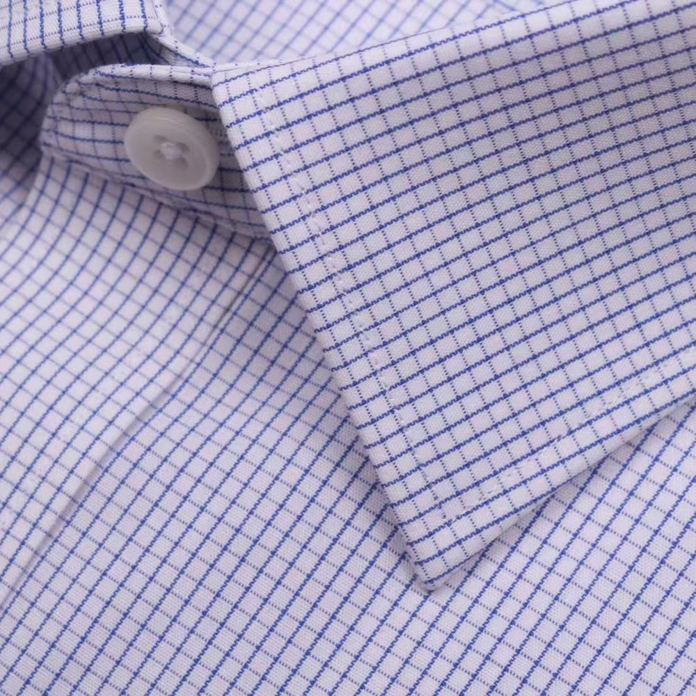 White 100% Cotton Dress Shirt — view 3