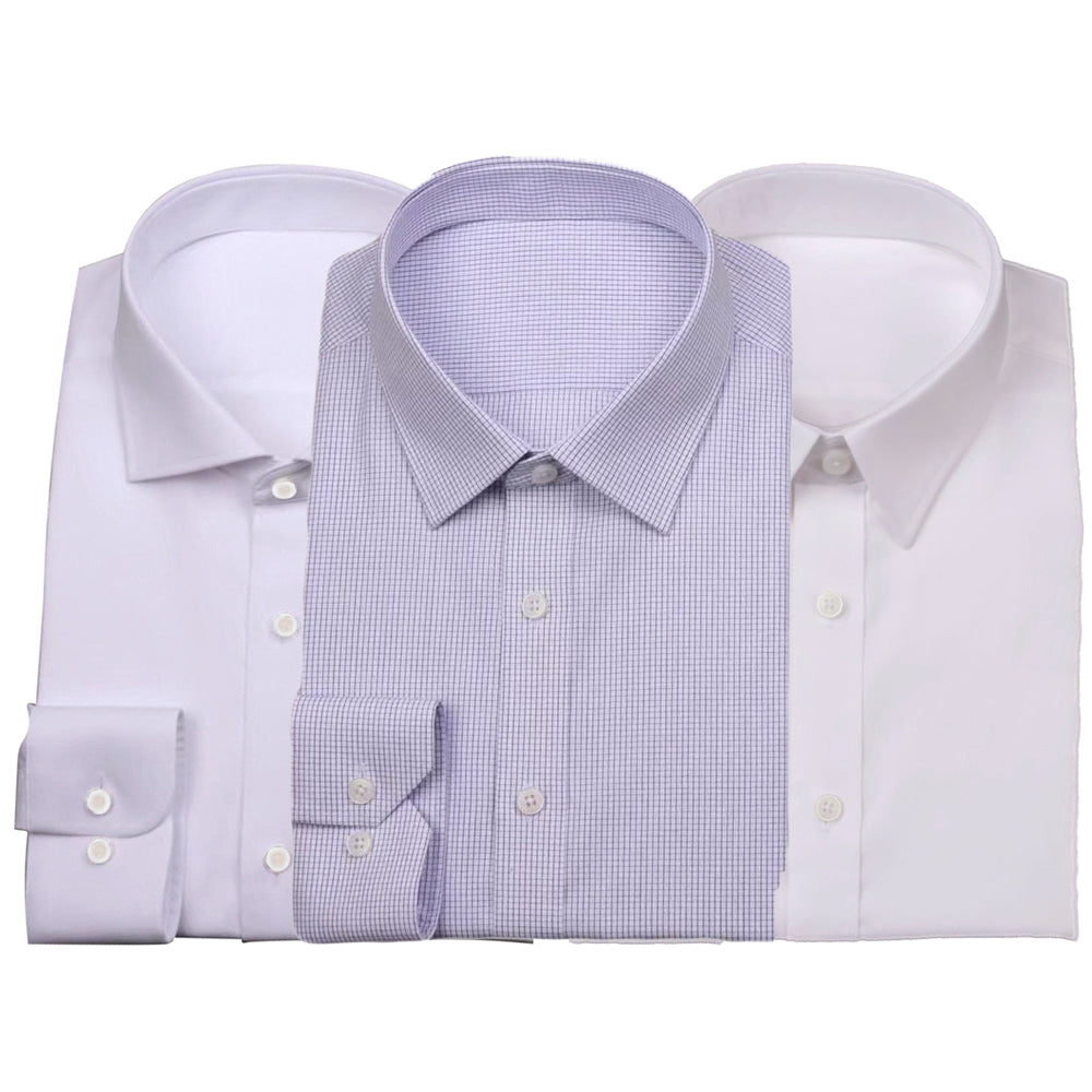 White 100% Cotton Dress Shirt