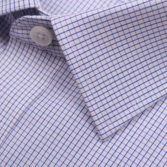 White 100% Cotton Dress Shirt — view 3