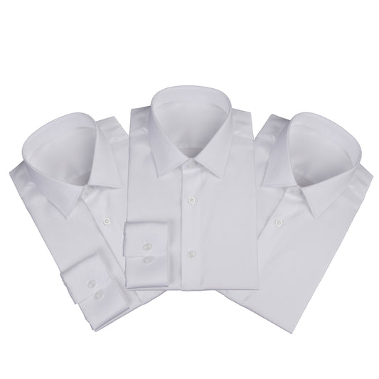 Classic White Premium Cotton Dress Shirt