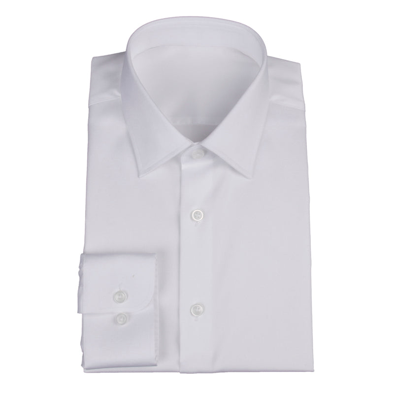 Classic White Premium Cotton Dress Shirt — view 2