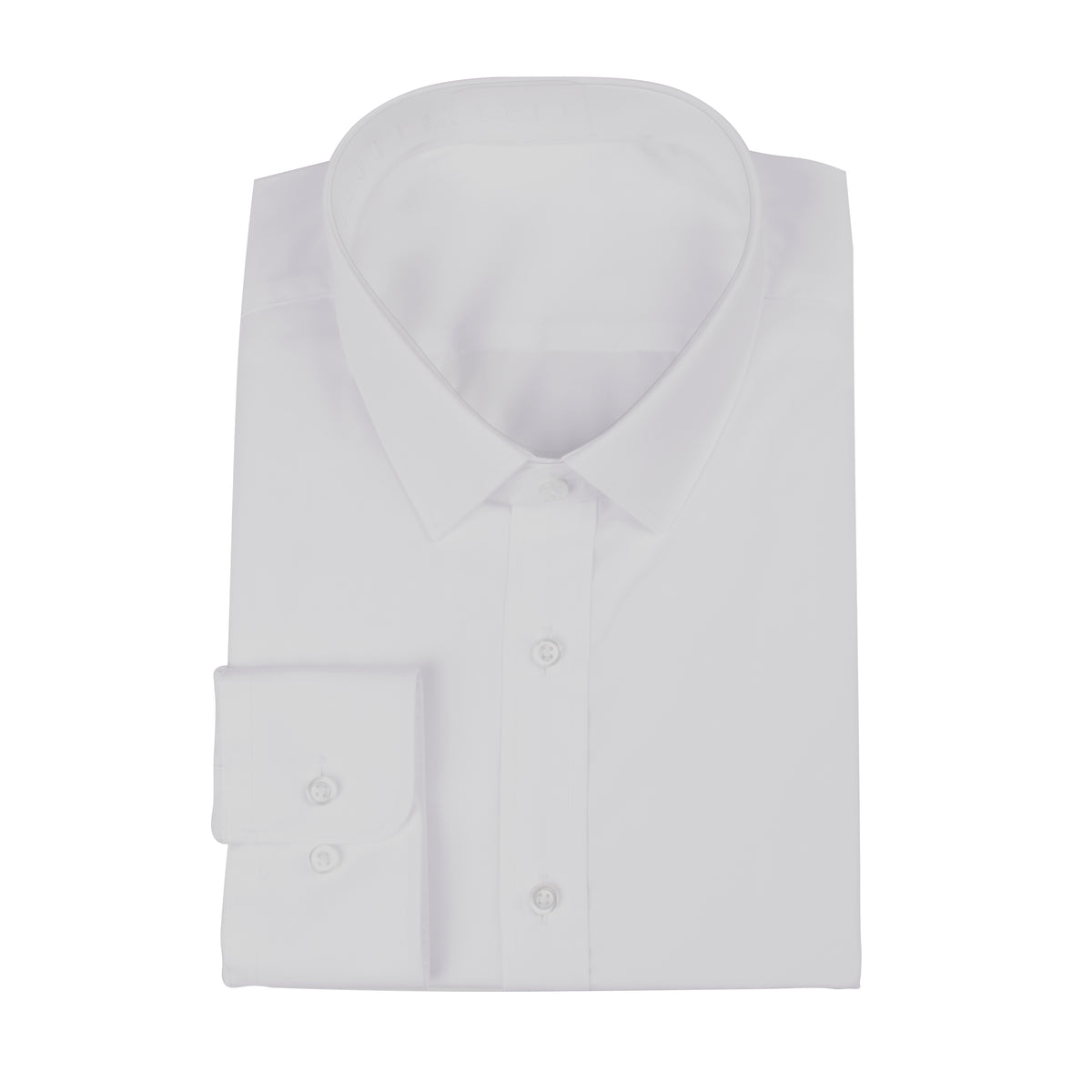 Classic White Premium Cotton Dress Shirt — view 3