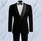 Black Tuxedo – Custom Tailored, Made-to-Measure Shawl Lapel Wedding Suit