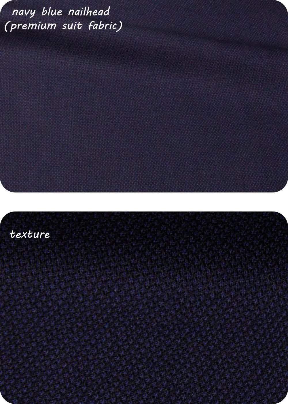 Black Wool-Blend Business Suit