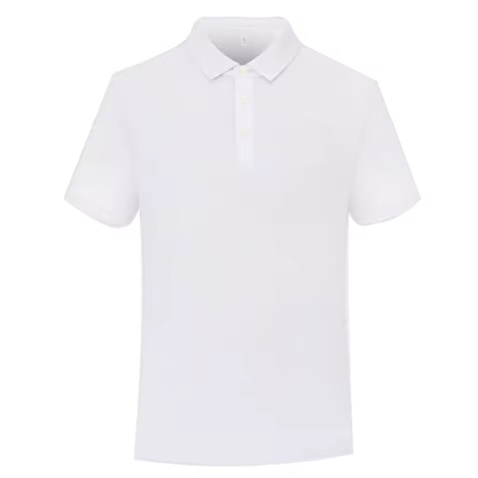 Ivory Silk-Linen Cotton Polo