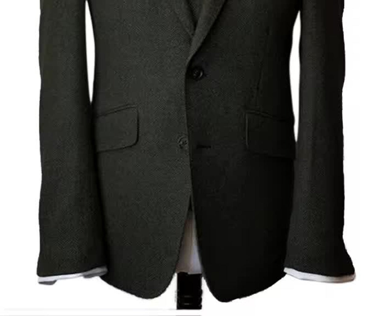 dark-green-checked-tweed-3-piece-suit detail