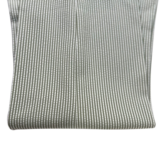 Dark Green Seersucker Dress Trousers — view 3