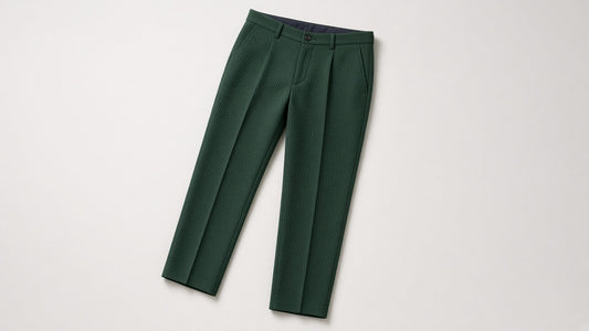 Forest Seersucker Dress Trousers