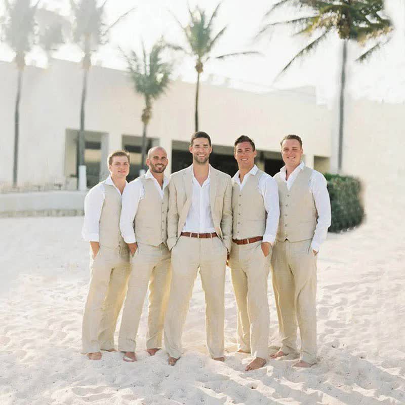 sandy-beige-linen-suit gallery